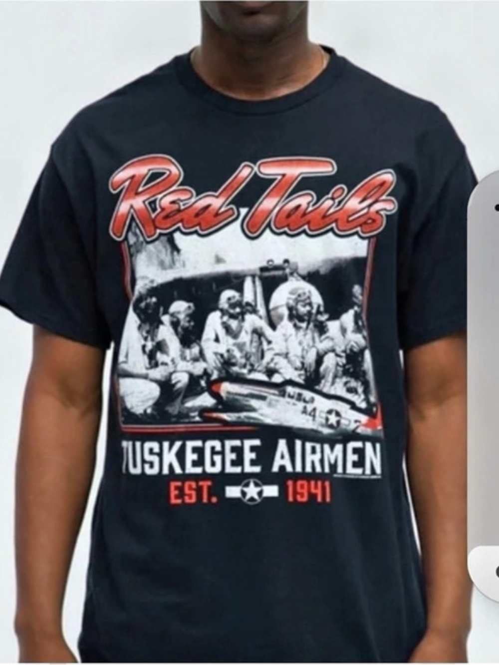 NEW! Red Tails Tuskogee Air Men Graphic T-Shirt Mens Size 3XL.